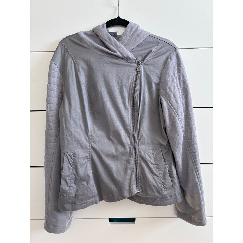 Disney Star Wars Her Universe Rey Asymmetrical Full Zip Hooded Jacket Size 0